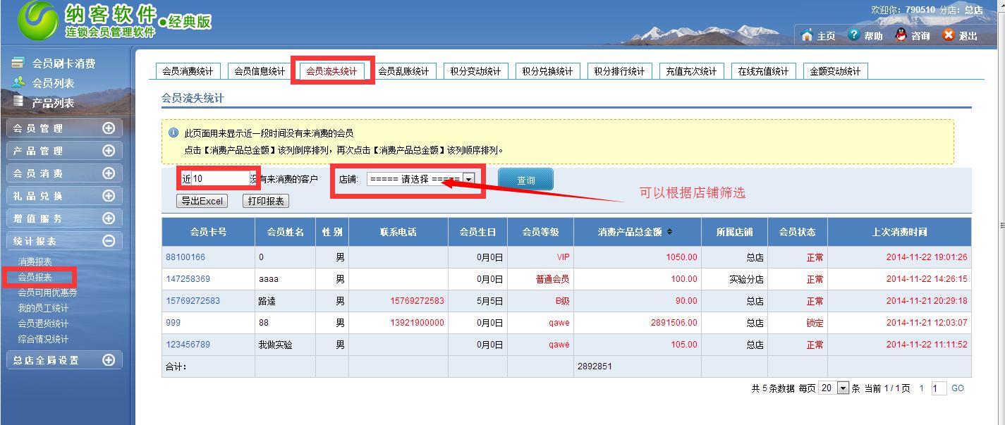 如何运用纳客会员管理软件挽回流失客户