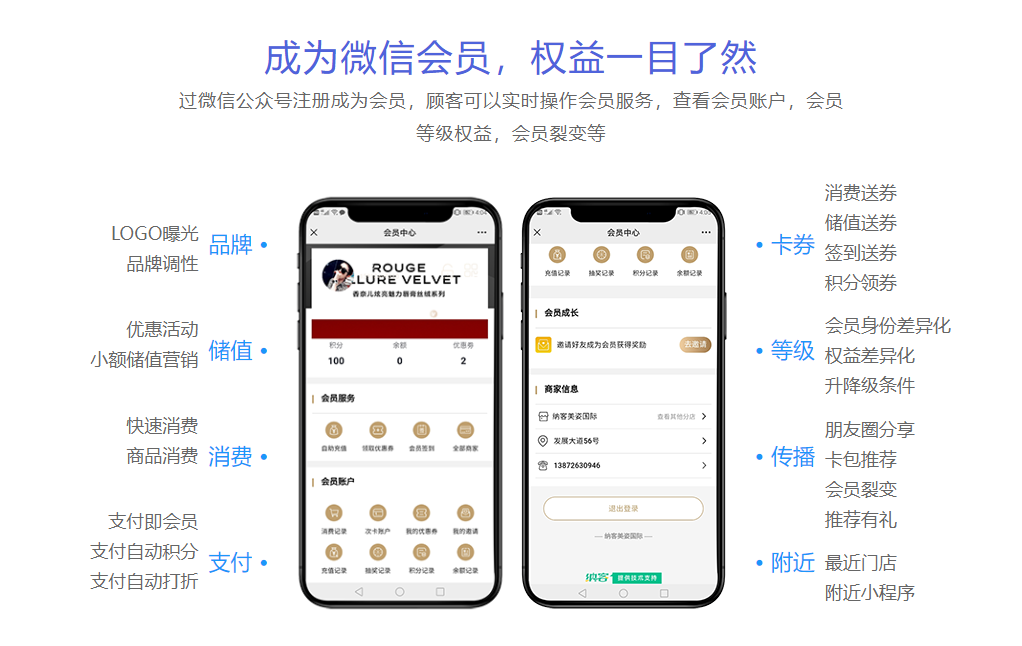 微信怎么弄会员系统